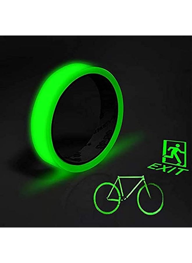 PROMASS promass Glow in The Dark Tape, Bright Waterproof Luminous Tape, Fluorescent Tape, Glow in Dark Markers, Can be Use at Stage, Stairs, Walls, Steps, Exits, 5m×20mm  - Image 1