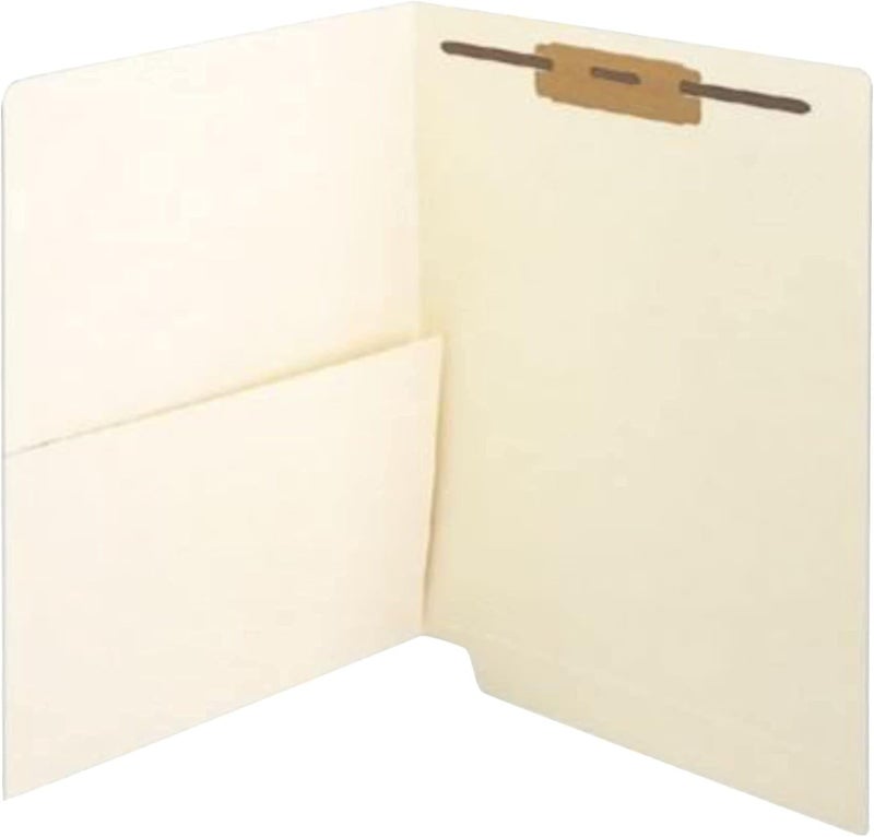 End Tab File Folders, Straight Tab, Letter Size, Manila, 50/Box (31466)