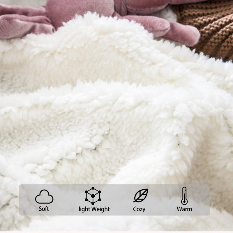 insular Warm Baby Sleeping Bag Envelope Winter Kid Sleepsack Footmuff Stroller Knitted Sleep Sack Newborn Knit Wool Swaddling Blanket (Gray) - Image 3