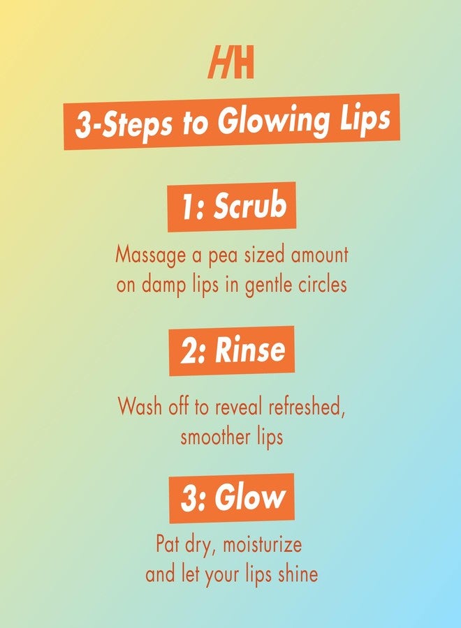 Handmade Heroes Turmeric & Vitamin C Lip Scrub Set - 2 Pack Natural Vegan Sugar Polish Lip Exfoliator - Brightening & Conditioning for Dark, Dry, Chapped Lips - Image 5