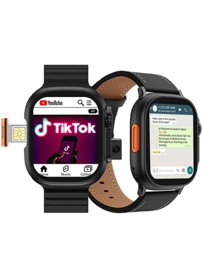 Haino Teko HainoTeko FG-2 5G Android Smart Watch | SIM Support, GPS & WiFi, Health Tracking, Download Any App (WhatsApp/TikTok/ChatGPT) - Image 2