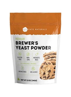 Brewer Yeast Powder Kate Naturals. Perfect For Lactation Cookies Boost Mother Milk. Glutenfree & Nongmo. Fresh Fragrance. Large Resealable Bag. 1Year Guarantee. (12 Oz)
