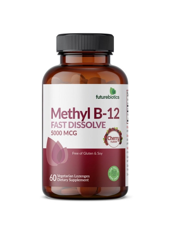 Futurebiotics Methyl B12 5000 MCG Vitamin B12 Methylcobalamin, Cherry Flavor Non-GMO, 60 Vegetarian Lozenges - Image 5