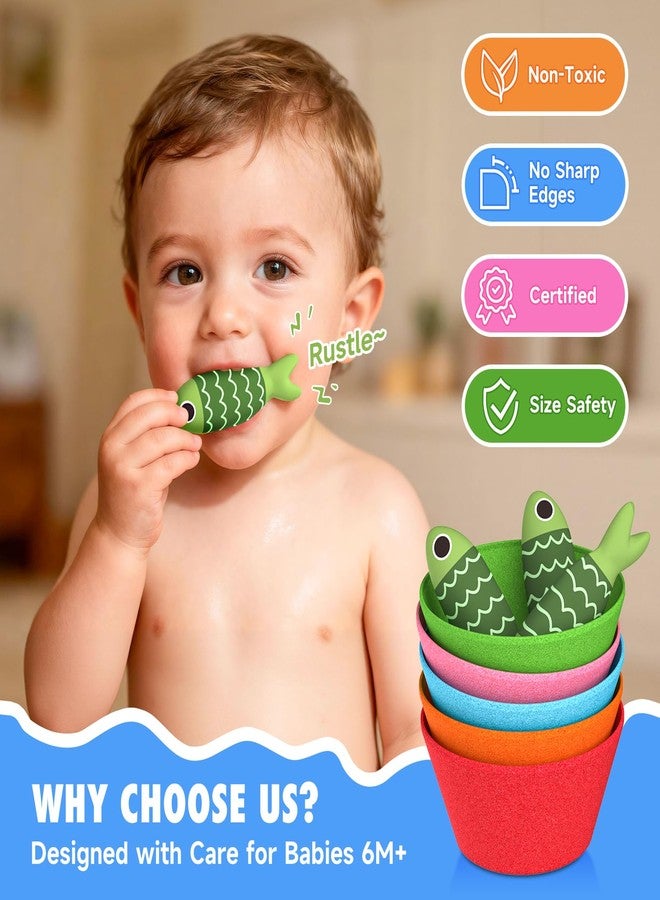 Envyvip Toddler Toy Montessori Toys for 1 Year Old Baby Boy Girl Birthday Gift, 22pcs Cloth Fishing Game Learning Toys for Toddlers 1-3 - Counting, Color Sorting, Fine Motor Skills 6-18 Months Babies - Image 5