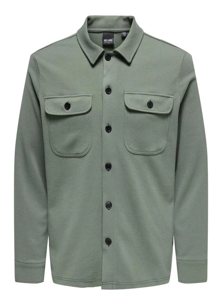 Only & Sons Onsnewkodyl Pocket Detail Relaxed Fit Shirt