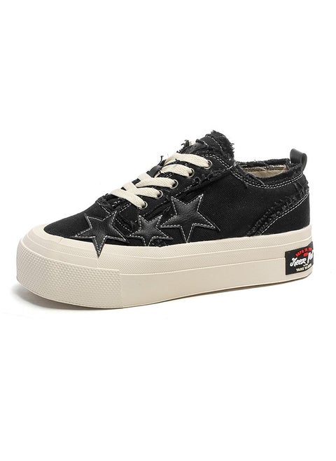 Dad's Shoes Thick Sole Sports Shoes Hong Kong Style Couple's Versatile Dissolved Bread Shoes
