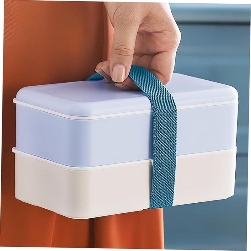 4 Pack High Elastic Lunch Box Straps Reusable Meal Prep Bands for School Outdoor Use - Image 3