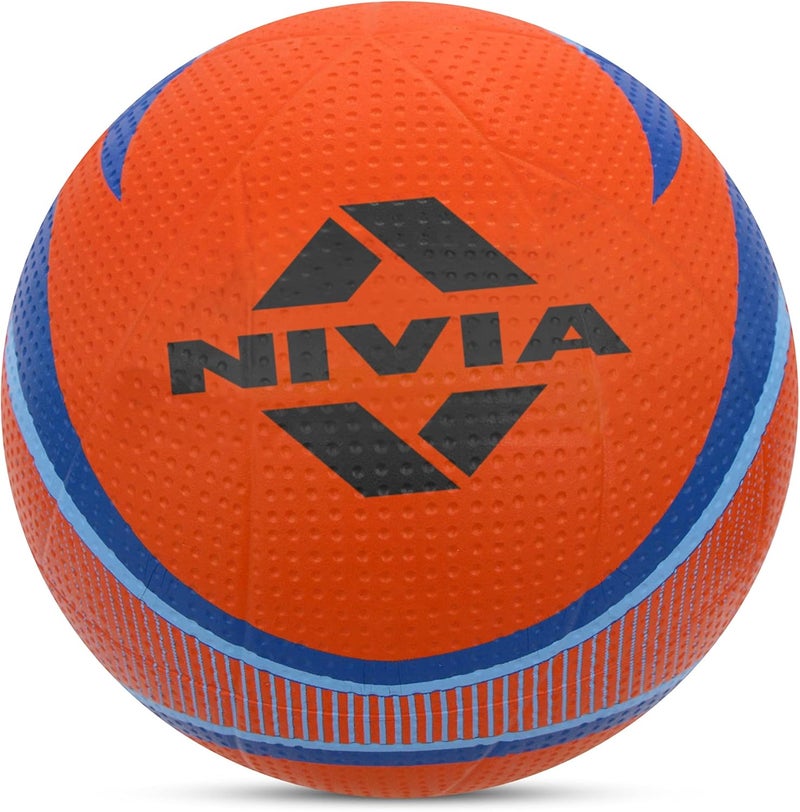 نيفيا كرة طائرة Craters – برتقالي/بنفسجي، متينة، كرة طائرة احترافية للملاعب الداخلية والخارجية للتدريب والمباريات - Image 1