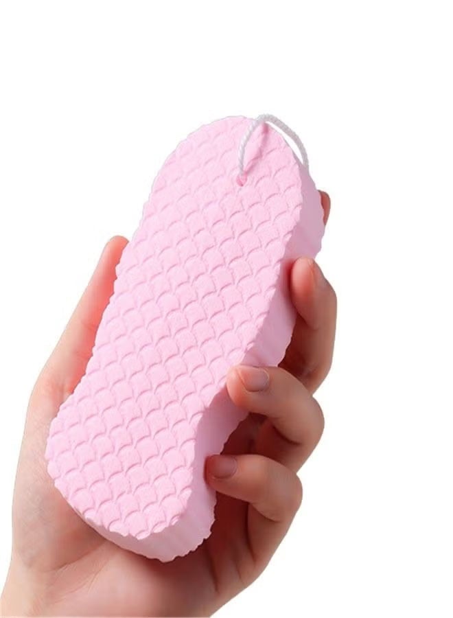 Ultra-Soft Exfoliating Bath Sponges with Hanging Hooks - Gentle Body Scrubber & Spa Exfoliator - Image 2
