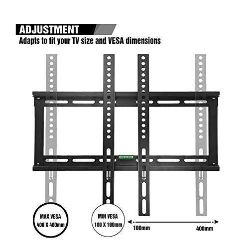 Gadget Wagon 32 to 55 Inches LED TV Wall Mount with 2 M HDMI Cable | 40 Kgs Weight Capacity | Heavy Duty - Image 3