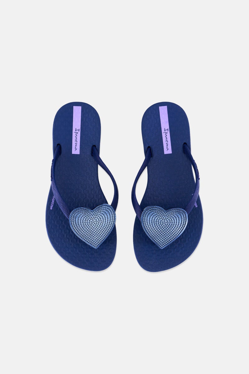 Ipanema Kids Girl Maxi Fashion Slip On Slippers, Blue - Image 3