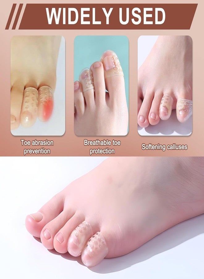 PRAMANTA Toe Guard for Shoe Filling Men Women Toe Protector Silicone Toes Cover Sleeves with Breathable Holes (1Pack of 10pcs) - Image 3