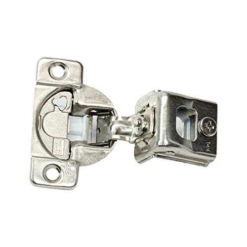 ROK 2 Pack Rok Hardware Grass TEC 864 108 Degree 1-1/4" Overlay 3 Level Soft Close Screw On Compact Cabinet Hinge 04547A-15 3-Way Adjustment 45mm Boring Pattern - Image 1