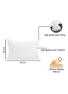 Fiber Bed Pillow set 2pcs, fiber filling 900 GM Medium, 50*70 cm - pzsku/Z3C0AE839B93CDE4D96A7Z/45/_/1740659022/4f75e203-27c3-403e-86a6-25152fd6b41d