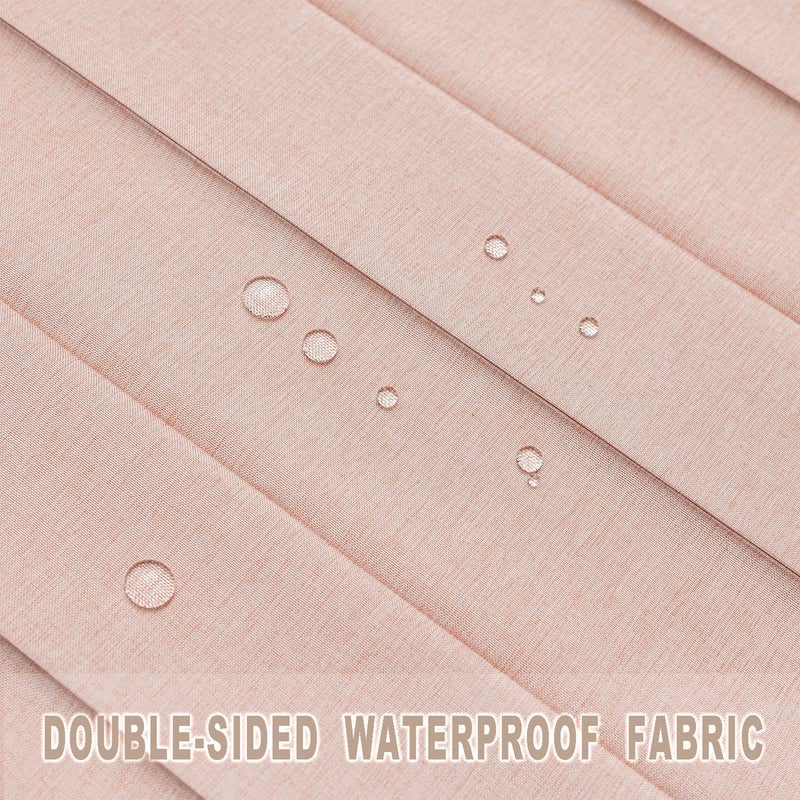Vatge Doorway Curtains Accordion Pink Curtains for Girls' Room Door  Closet Doors Curtain  80 Inch Long Privacy Curtains for Room Divider and Open Closet  1 Panel with Tieback  W39 x L78  Pink - Image 4