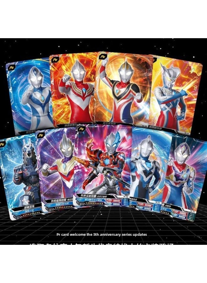 Generic - Card Game Ultraman Card Collection Book Authentic Peripheral Large Collection Book Jiugongge Storage Large Card Book Honor Edition-Color:Deluxe Version Of Collection Book (only 9 PR Full Star Cards) - Image 1
