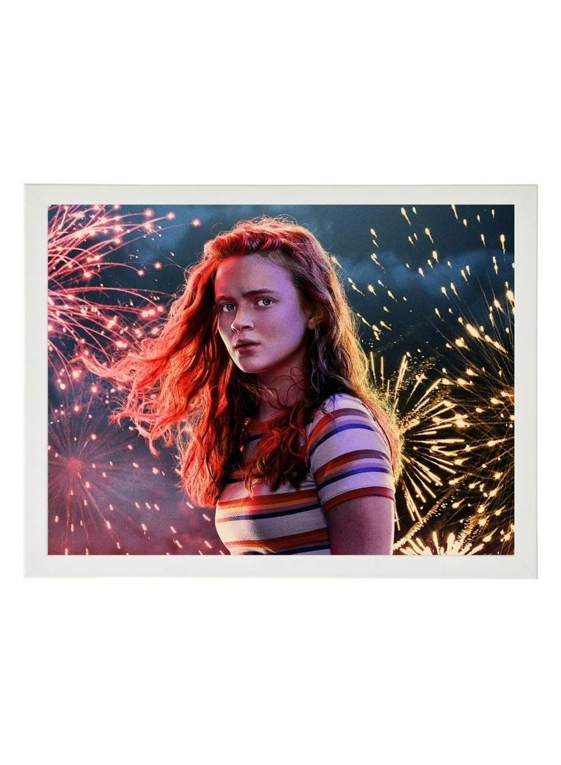 إم إي سي سترينجر ثينجز إطار ملصق حائط فني 21x30 سم - Image 1