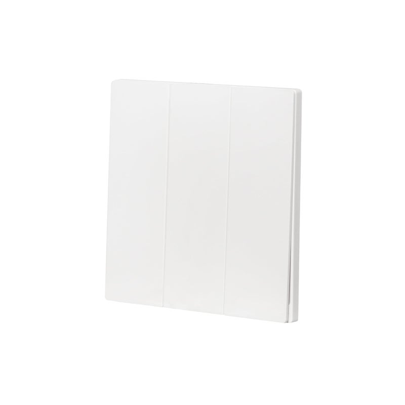 Donmarco Ultra Thin 3 Gang 1 Way Light Switch – 250V 10A, Premium Plastic Material, Modern & Durable, Fire-Resistant Electric Switch, 15-Year Warranty, Wall Switch for Home and Office (Matt White) - Image 2
