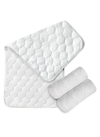 Pack Of 3 Bamboo Thicker Waterproof Reusable Diaper Changing Non Slip Pad Mat Cover Protector Large 14 x  27 White - pzsku/Z3C0B0CF64A01042555ACZ/45/_/1731315146/80ea0093-8ef2-4dde-8881-78d15c578e4d