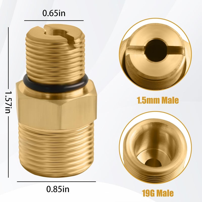 MEKILYN 7106686 Gas Powered Pressure Washer Hose Connector Compatibility Whit Simpson Pressure Washer Parts ，for Gas Powered Pressure Washer Pumps - Image 2