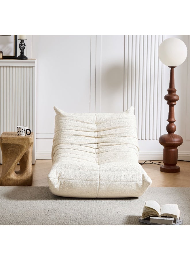 سحابة كرسي بين باج من سحابه ، أريكة أرضية مريحة بمسند ظهر، كرسي استرخاء مريح مع وسادة، كرسي قراءة مريح، كرسي أرضي لغرفة المعيشة والمكتب وغرفة النوم - Image 1