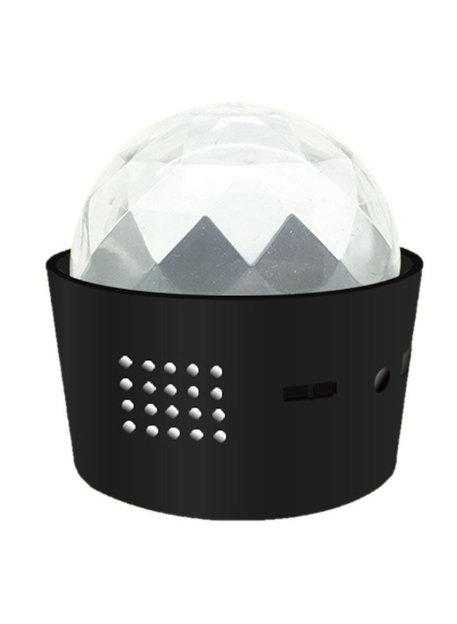 Loquat D33 5W DC 5V USB Charging RGB Car Decoration Portable Rotating Strobe Effect Atmosphere Light Star Music Light Lamp - Image 1