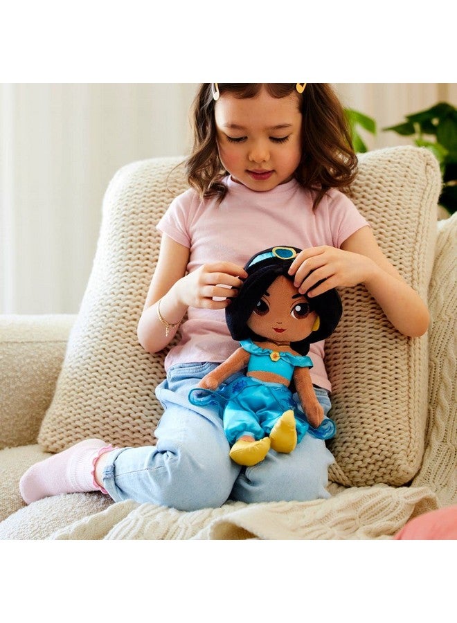 Disney store دميّة أميرة من متجر ديزني الرسمي، ياسمين من علاء الدين، متوسطة 14 بوصة، ناعمة مع ميزات مطرزة، ألعاب أميرات للفتيات، دمى ديزني، حيوانات محشوة للفتيات - Image 2