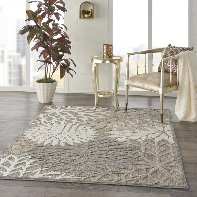 Nourison Home Aloha Natural 3'6" x 5'6" Area Rug - Easy Clean, Non Shedding, Bed Room, Living Room, Dining Room, Kitchen (4' x 6') - Image 5