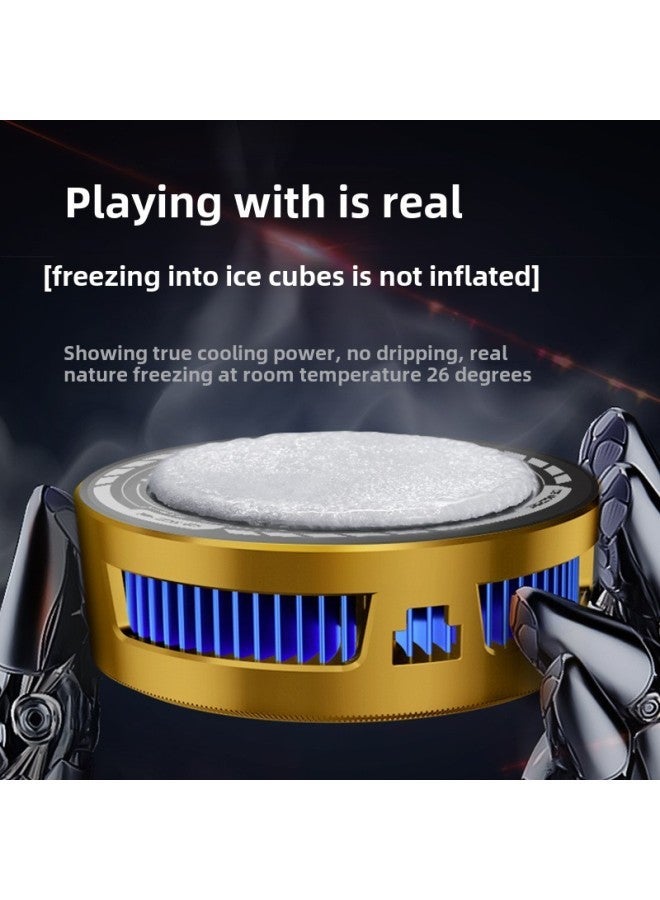 Bumblebee AL19 Icing Semiconductor Mobile Phone Radiator Cooling Artifact Magnetic Back Clip Universal-color:【al19 Ice Style】 Contains 2 Finger Cots - Image 4