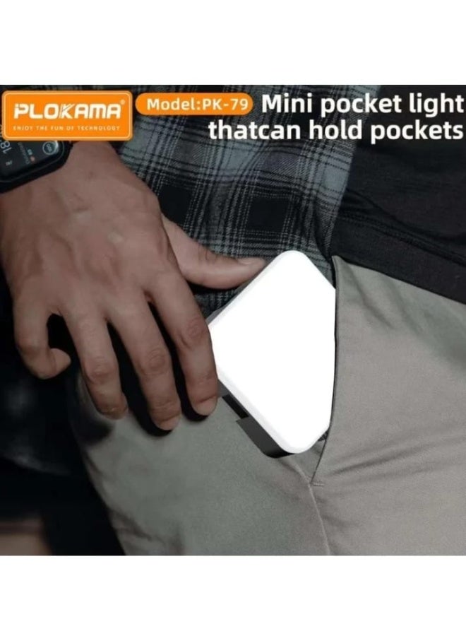 PLOKAMA Ring Light Selfie for Mobile Phone LED Camera Light with 3 Pen Batteries for Video Shooting, Laptop Lamp for Video Conference (3 Levels White Light plokama - Image 2