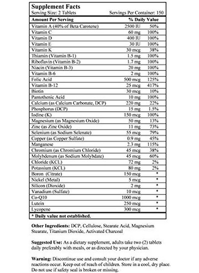 Central Silver Multivitamin Multimineral Supplement 300 Tablets - pzsku/Z3C0B67F550CD1E82C524Z/45/_/1696934745/01b831b9-9062-490c-8801-1f9424320f9d