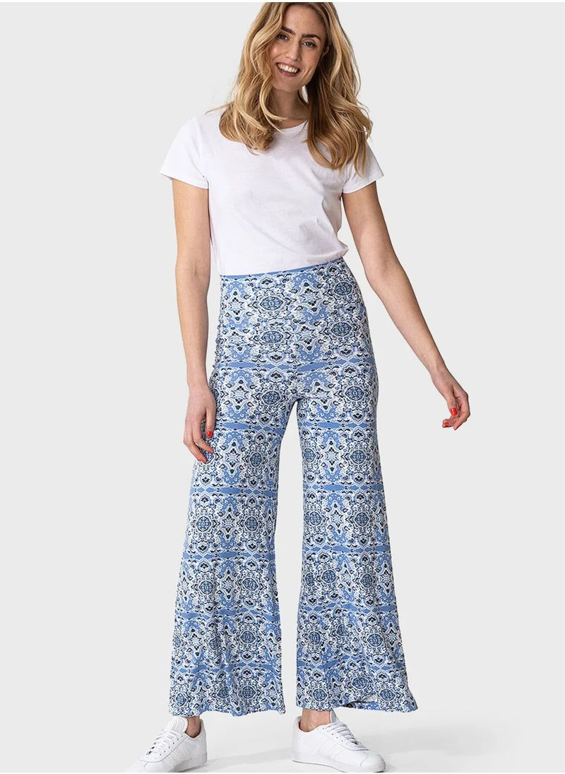 INDISKA Printed Wide Leg Pants