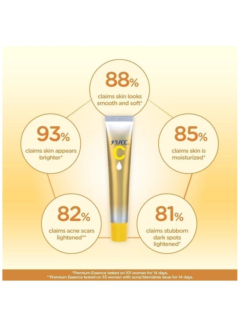 MELANO CC Melano CC Vitamin C Brightening Premium Essence 20ml [Fight Dark Spot/ Lighten Acne Scar/ Promote Radiance]  - Image 3