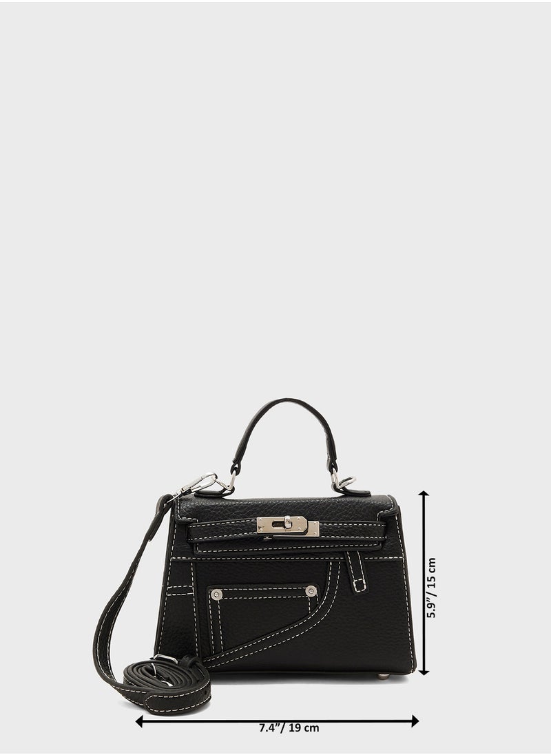 ELLA - Satchel With Buckle - Image 1