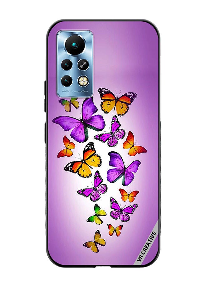 VR CREATIVE Protective Case Cover For Infinix Note 11 Pro Mix Butterflies Design Multicolour - Image 1