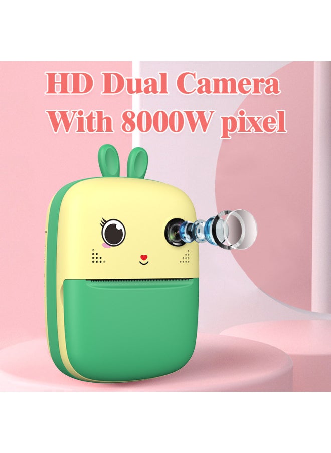 Generic S6 Portelate Children's Camera Can Automatically Print High-definition Double-camera Cartoon Small Gifts Wholesale-Color:Purple (standard Without TF Card)  - Image 5