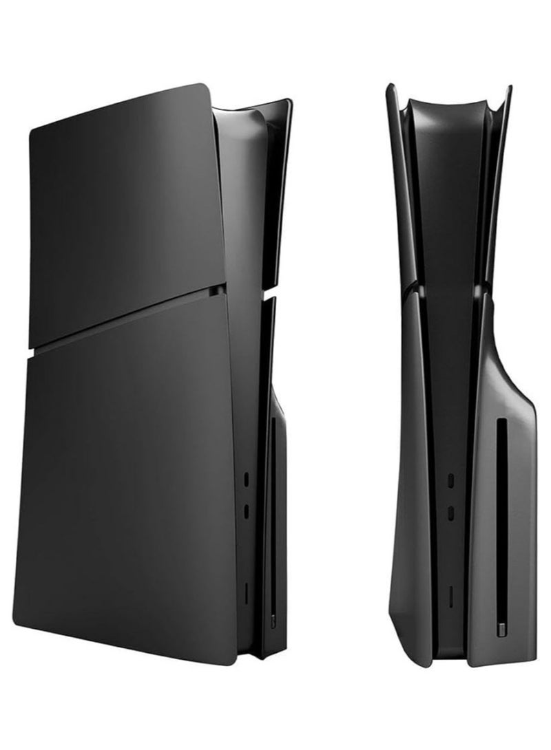 سوني كوبوريشن حافظة لوحات وحدة التحكم ذات الإصدار الرقمي النحيف من PS5 لاستبدال محرك الأقراص الضوئية النحيف PS5، ملحقات هيكل اللوحة الصلبة المضادة للسقوط (أسود) - Image 1