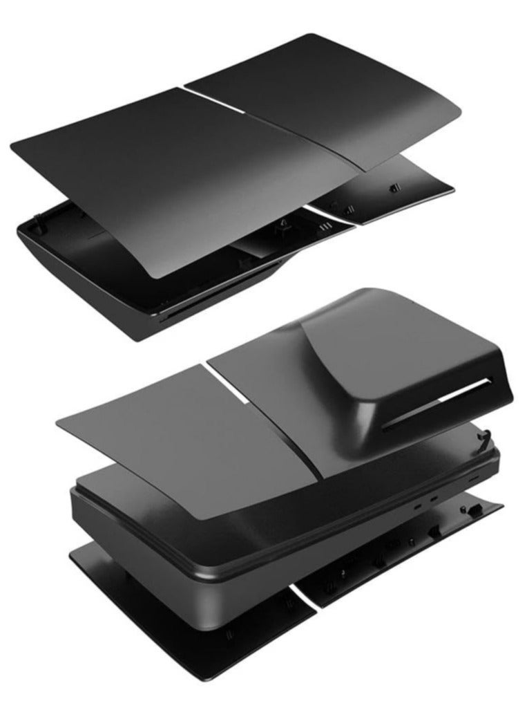 سوني كوبوريشن حافظة لوحات وحدة التحكم ذات الإصدار الرقمي النحيف من PS5 لاستبدال محرك الأقراص الضوئية النحيف PS5، ملحقات هيكل اللوحة الصلبة المضادة للسقوط (أسود) - Image 2
