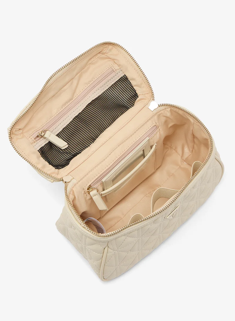 Guess  Logo Cosmetic Bag for Women | Best Price UAE