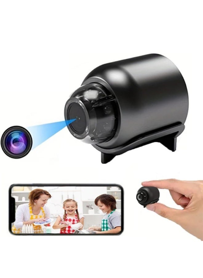 Mini 360° Surveillance Camera – 1080P HD, Wi-Fi, Night Vision, Motion Detection, App Control - Image 1