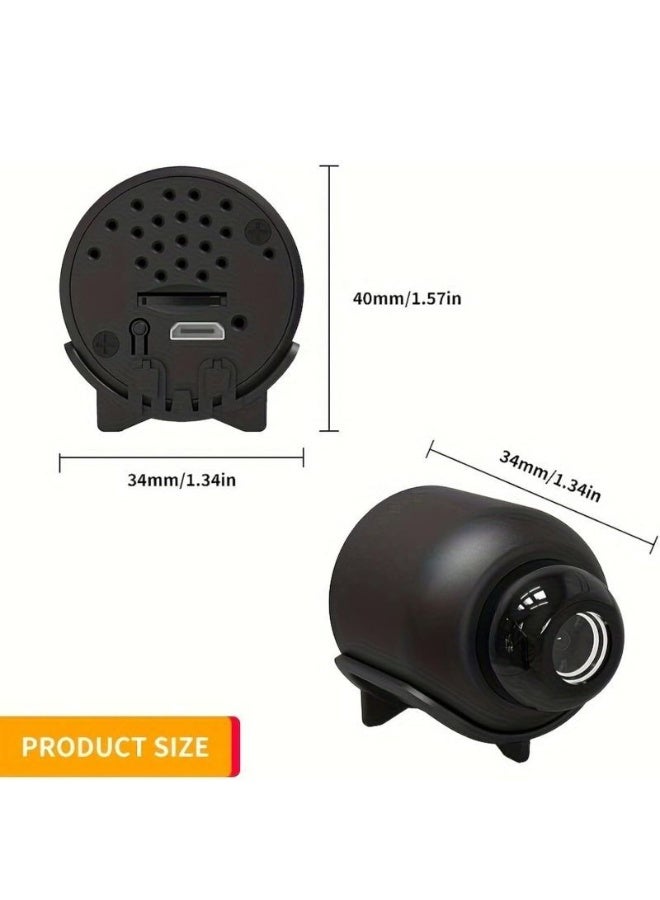 Mini 360° Surveillance Camera – 1080P HD, Wi-Fi, Night Vision, Motion Detection, App Control - Image 4