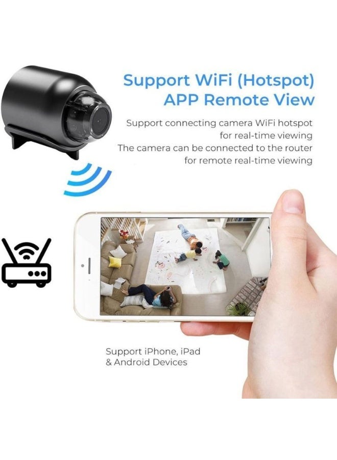 Mini 360° Surveillance Camera – 1080P HD, Wi-Fi, Night Vision, Motion Detection, App Control - Image 5