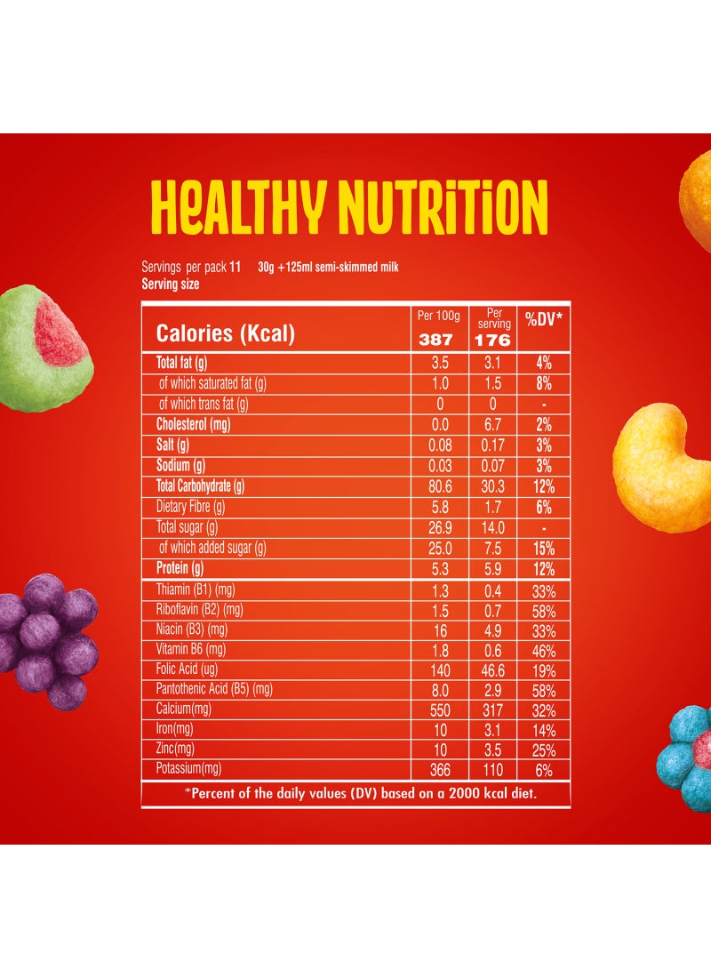 Trix 6 Fruity Shaped Breakfast Cereal 330g  - Image 3