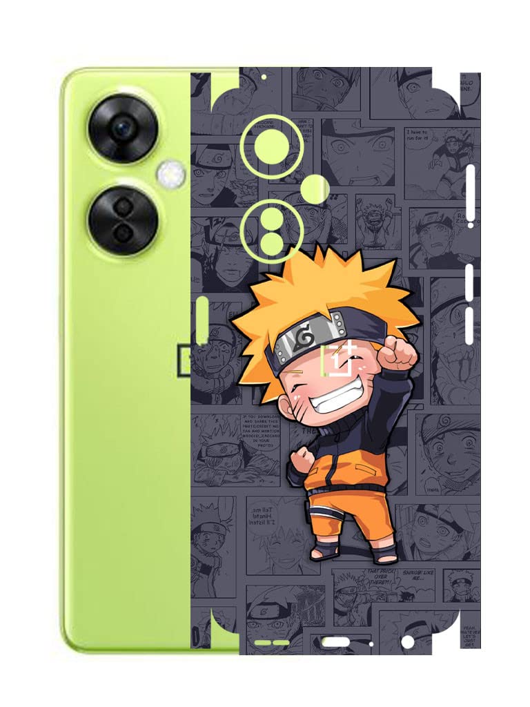 AtOdds - Compatible for OnePlus Nord CE 3 Lite Mobile Back Skin Film Wrap (Coverage - Back+Camera+Sides) (Naruto) - Image 1