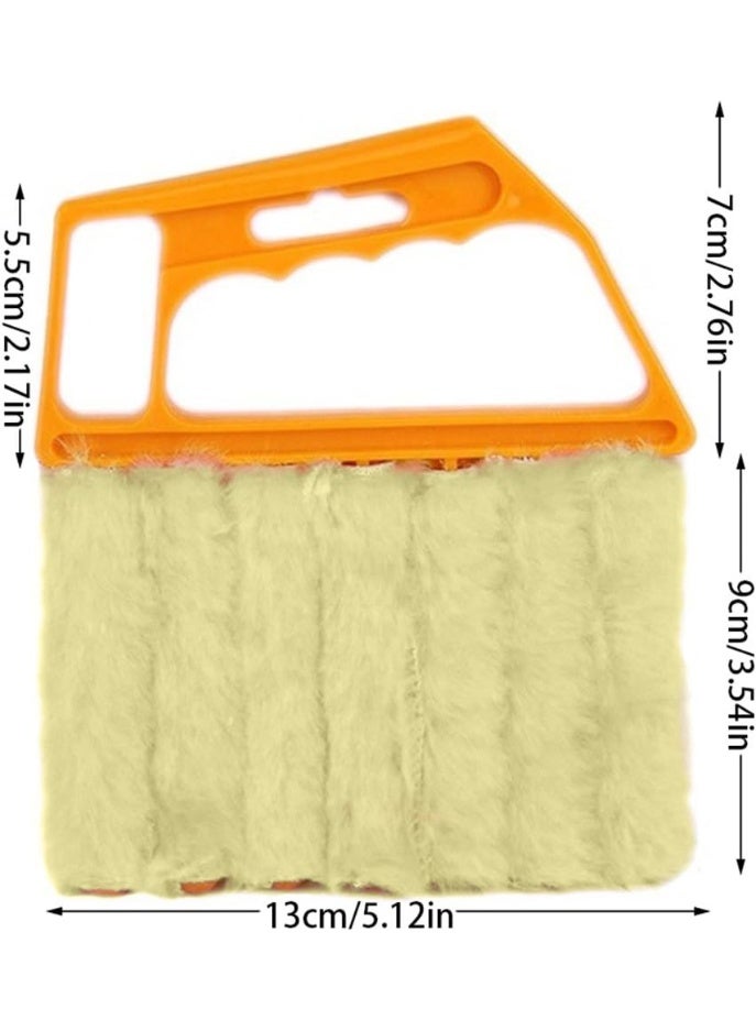 أداة تنظيف الستائر والنوافذ 7 أصابع، فرشاة غبار قابلة للغسل للشبكات والفتحات الهوائية والمكيفات، منظف ستائر وشبكات، أداة تنظيف منزلي متعددة الاستخدامات - Image 3