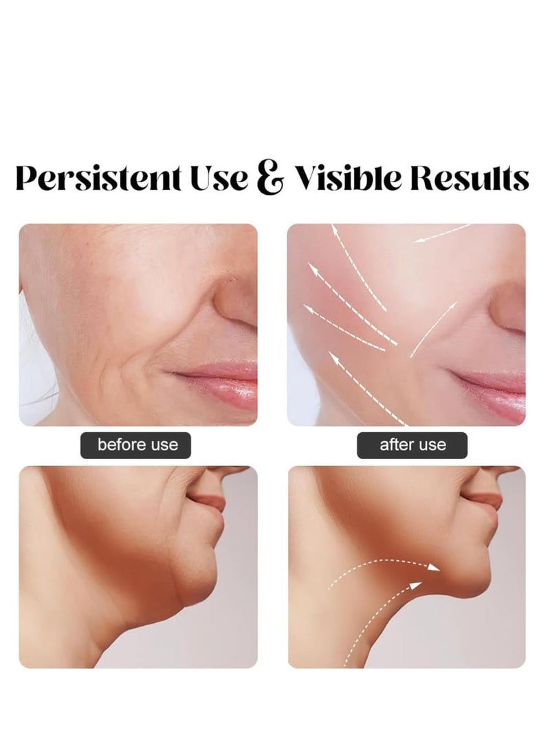 Excefore LED Light Therapy for Face,4 in 1 Face Lift Device,Skin Beauty Device for Smooth Face and Neck, Portable Electric Tightening Face Neck Massager for Double Chin - Image 2