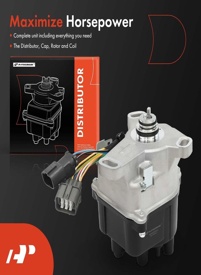 A-Premium Ignition Distributor with Cap and Rotor Compatible with Honda Prelude 1993 1994 1995 1996 2.2L - Image 3
