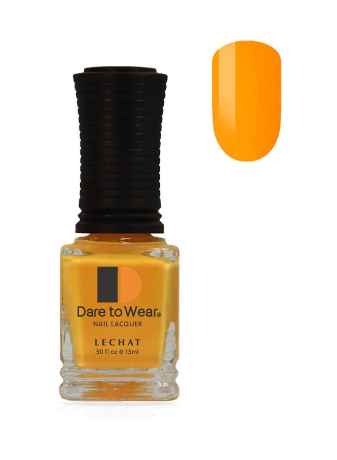 Lechat Nail Polish Super Shine Long Wear Lacquer Quick Drying Nail Color Resists Chips Fading Lasts Up To 3 Weeks Precise Application In One Stroke Nail Paint Blazin' Sun Dw201