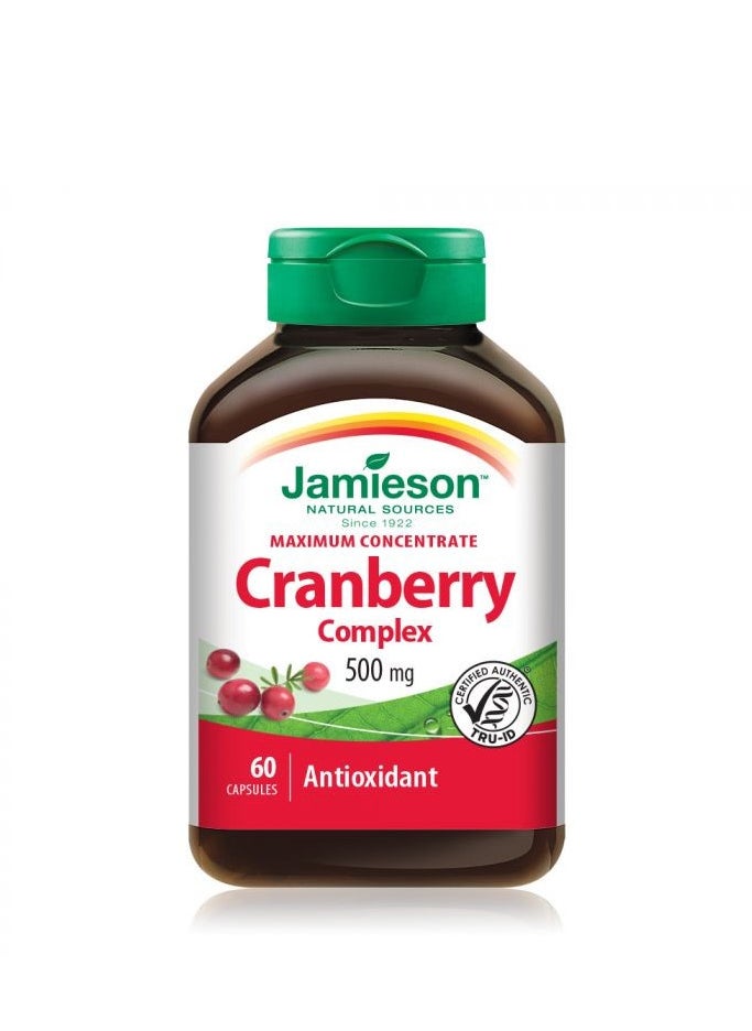 Jamieson Laboratories - Jamieson Cranberry 500 mg 60 Capsules - Image 1