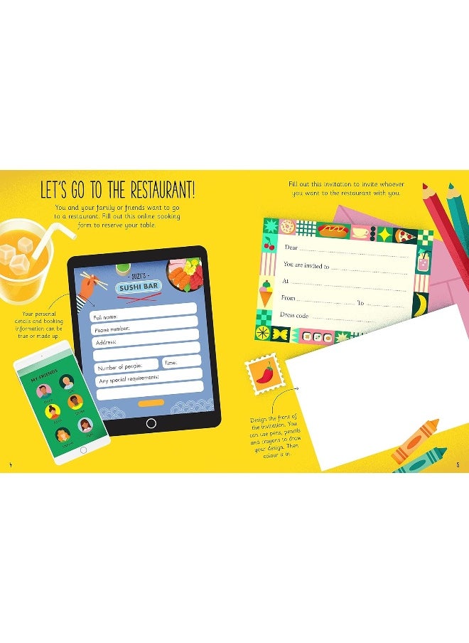 null - At the Restaurant Activity Book - Image 1